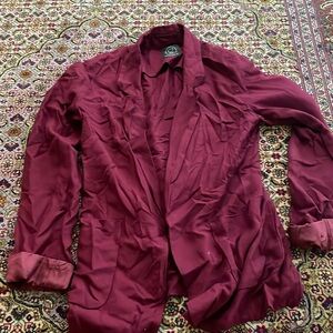 Burgundy Talula Blazer